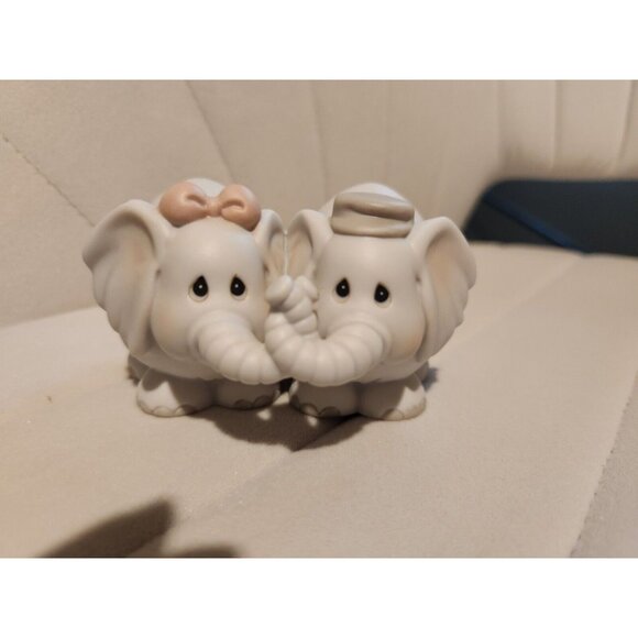 Vintage‎ Precious Moments 530131 Noah's Ark Two by Two Elephants 1992 - Picture 1 of 5
